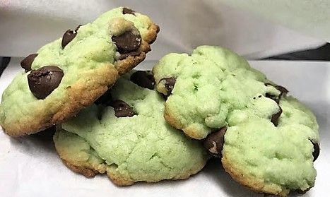green cookies!
