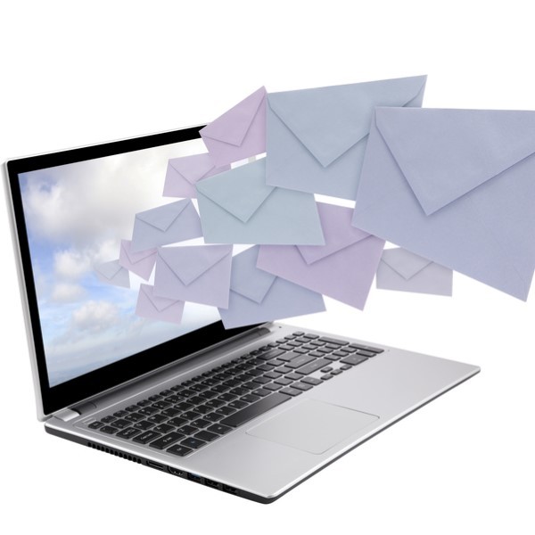 blog newsletter enews envelopes computer