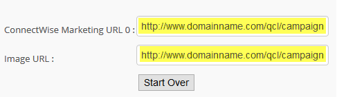 Quick Campaign Lite - ConnectWise Code to Track Open and Clicks